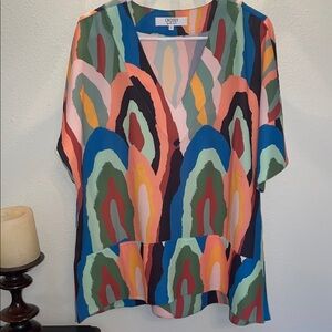 Crosby Vibrant Patterned Blouse